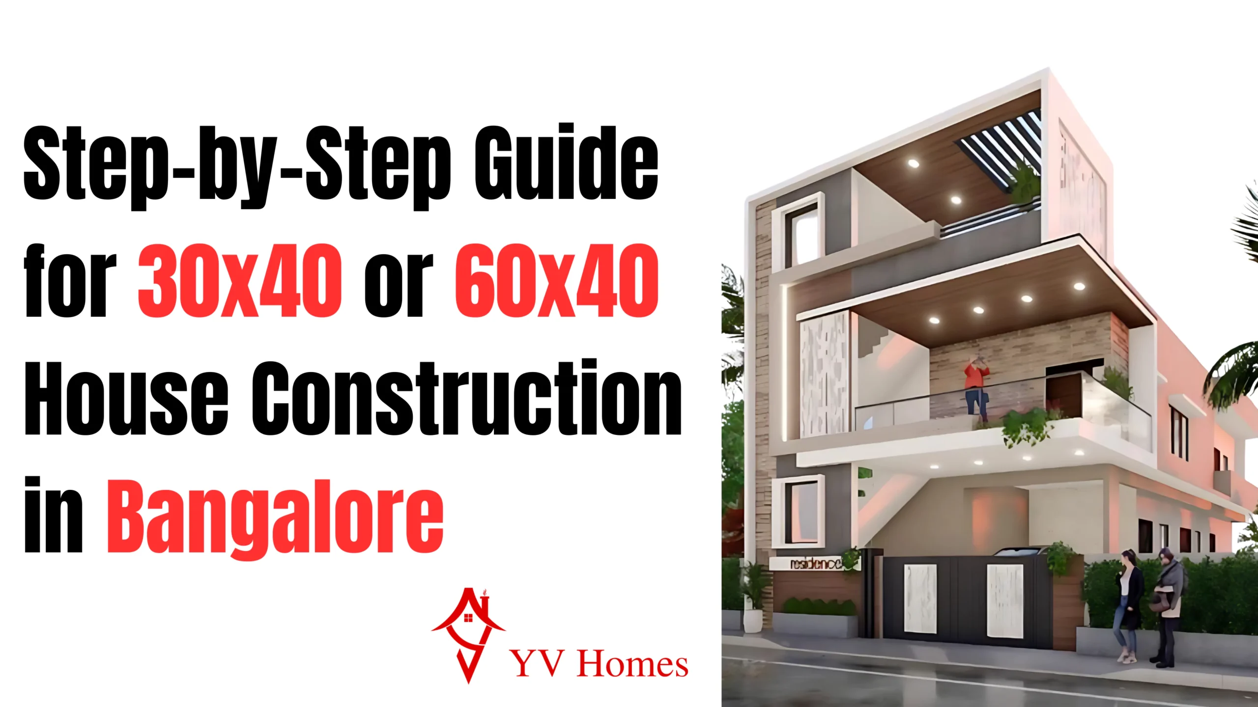 What Is the Cost of a 30×40 & 60×40 House Construction in Bangalore?
