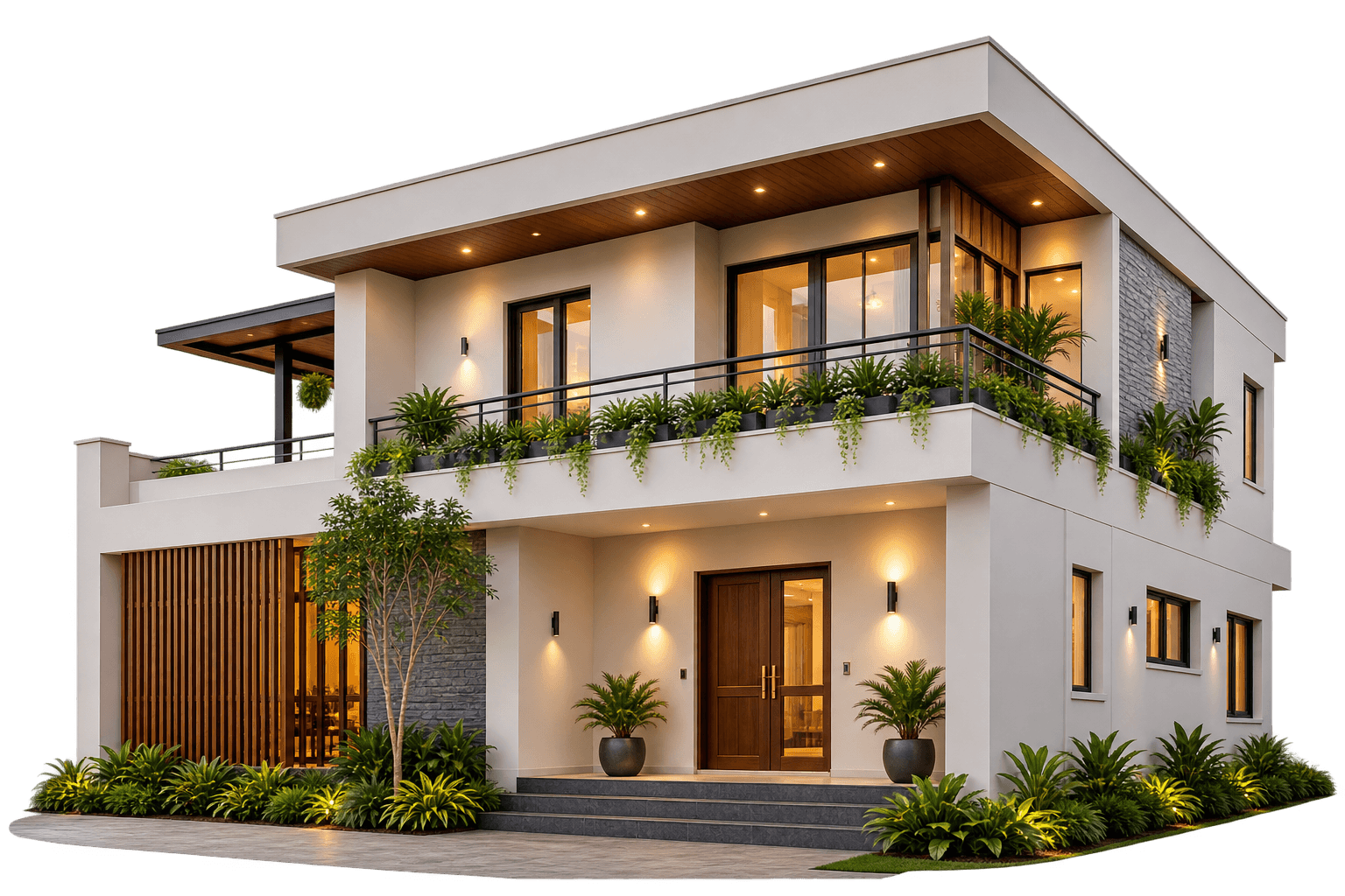 A modern turnkey home by YV Homes