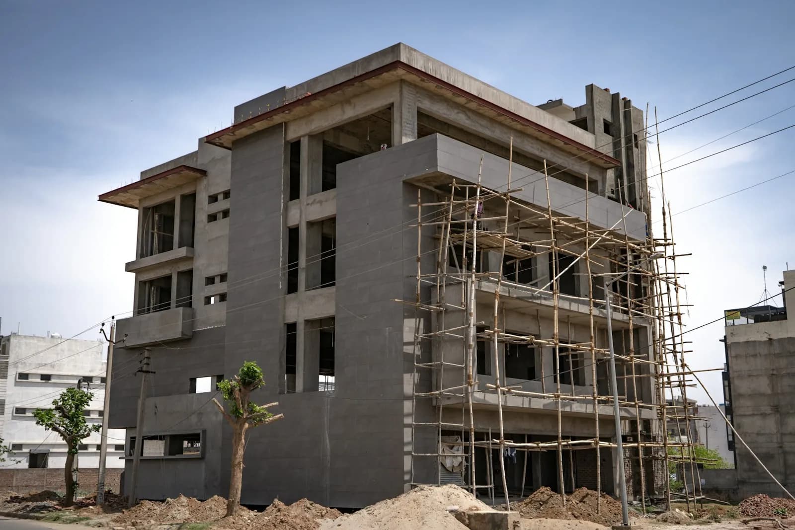 A YV Homes residence under construction