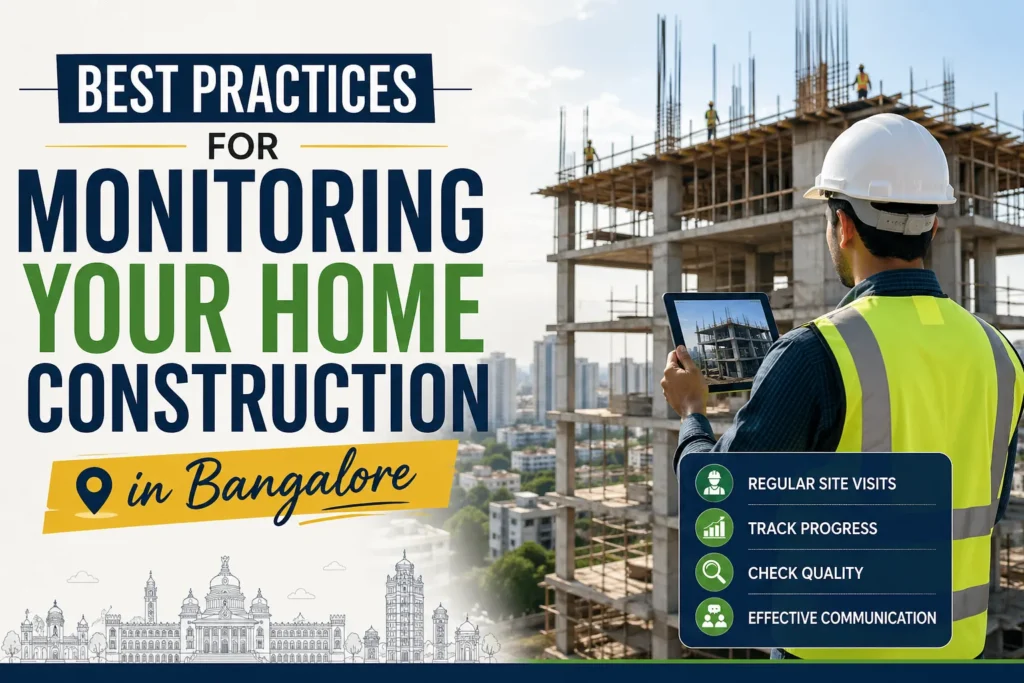 Best Practices for Monitoring Your Home Construction in Bangalore